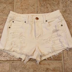 American Eagle Super Stretch X high rise shorts